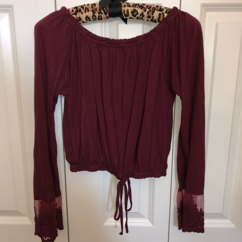 Long Sleeve Crop Top